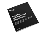 Supplier Management Documents cover