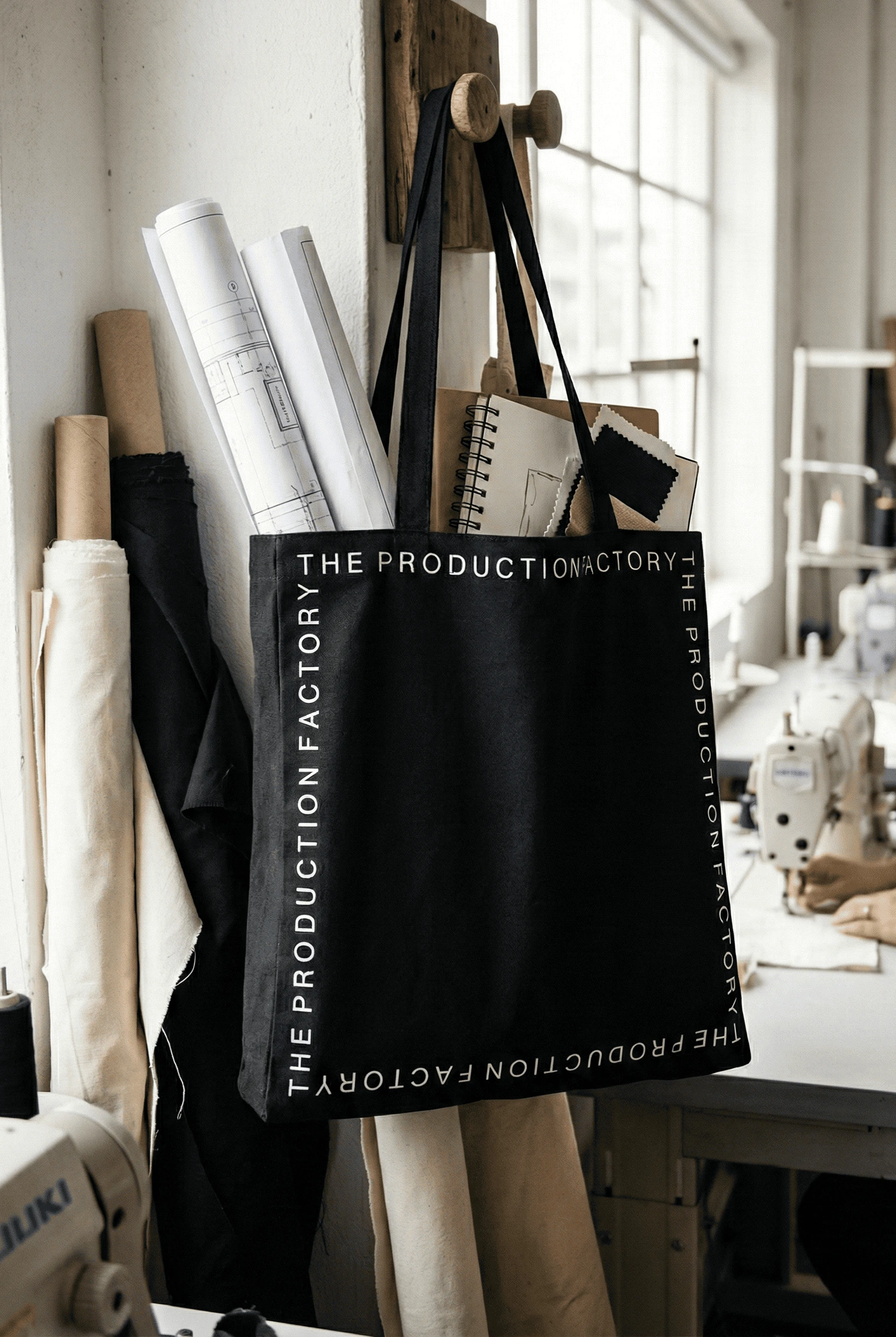 Branded tote bag