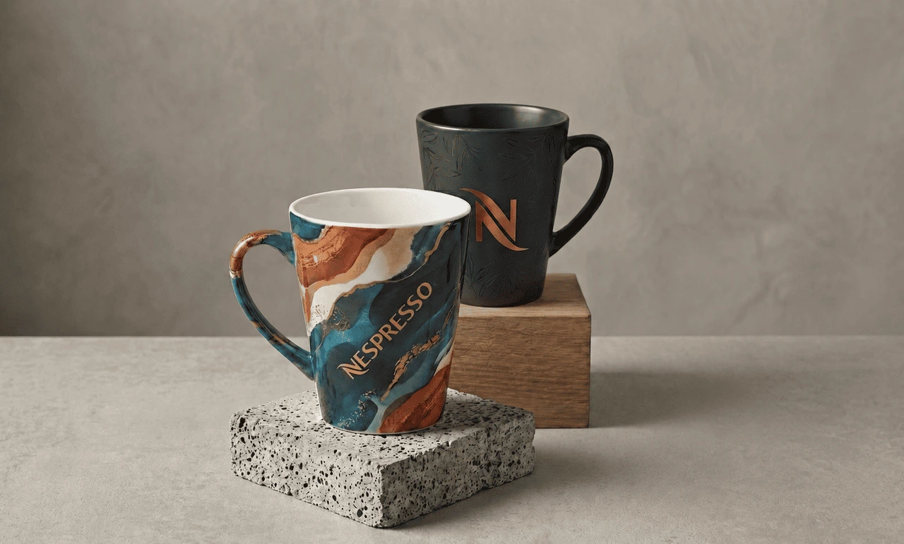 Branded mugs
