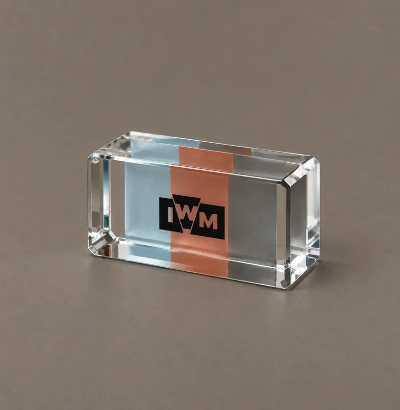 Imperial War Museums glass paperweight