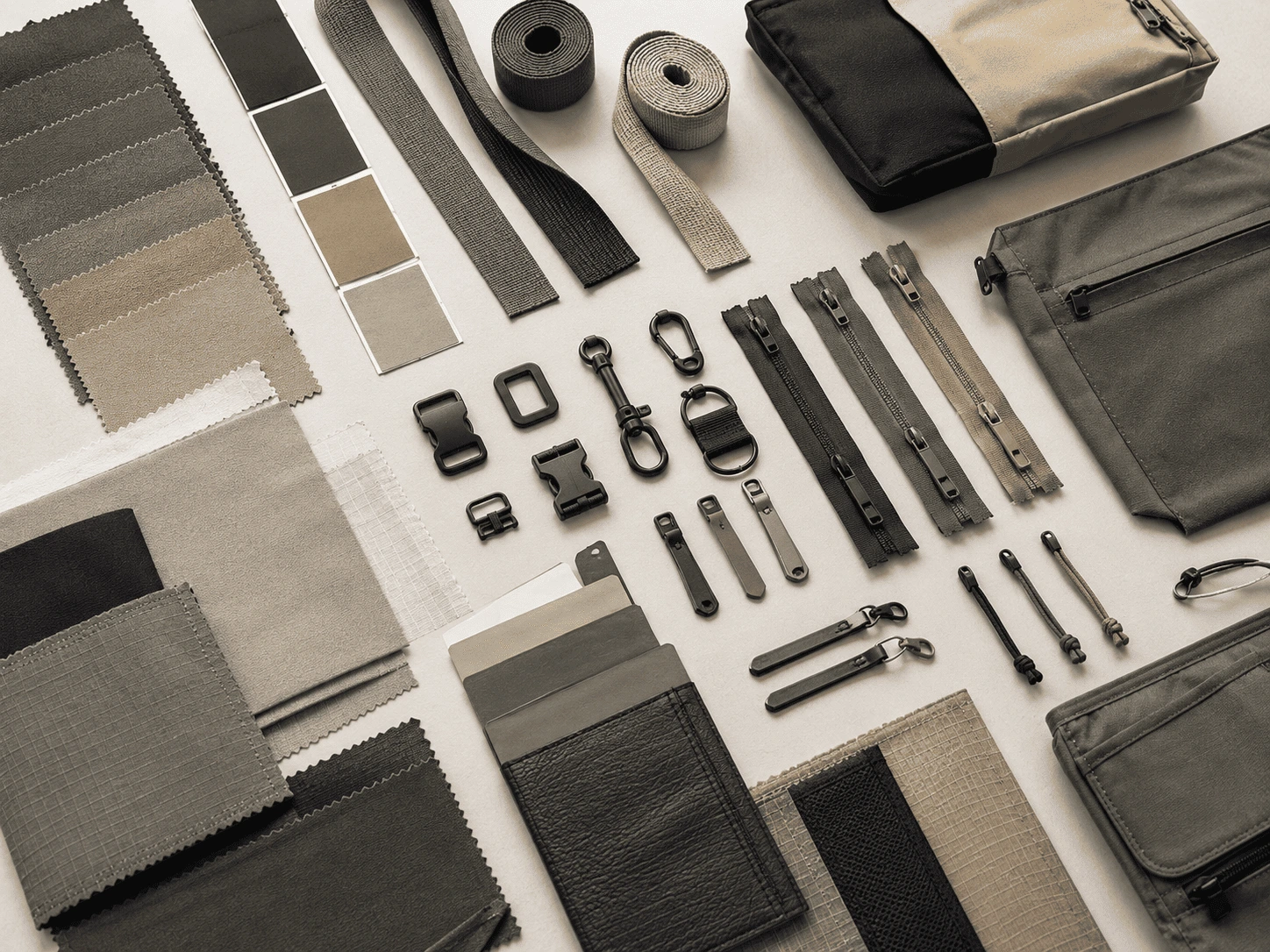 Supplier materials, fabrics and hardware